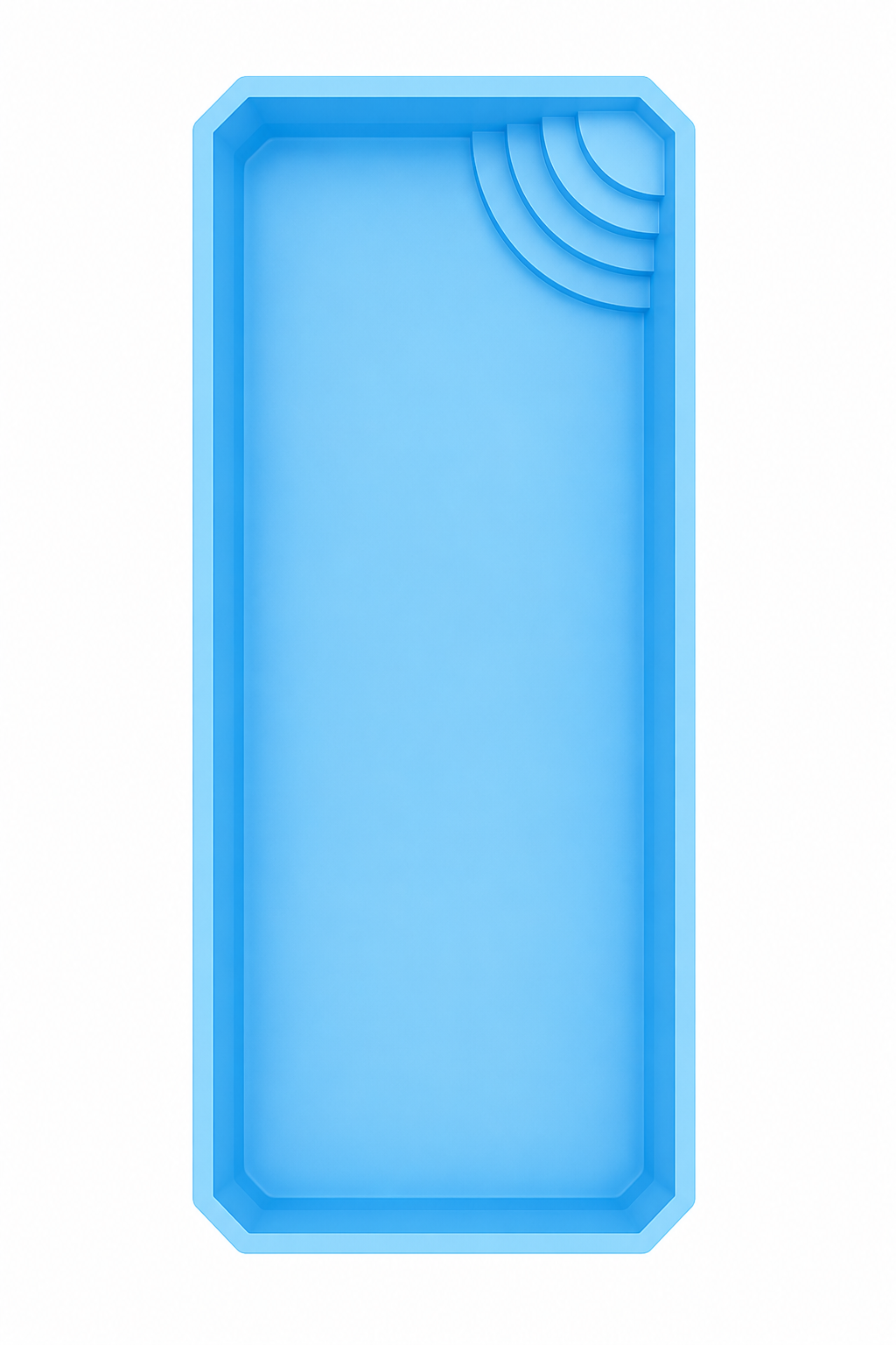 C-600 — Bassin avec plage immergée